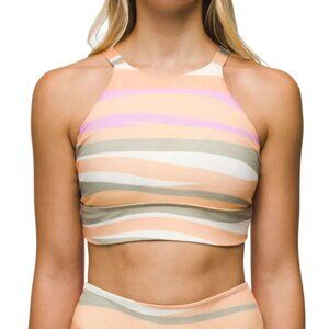 Prana Marine Street Swim Top High Neck Waves Combo NWT Size Large
